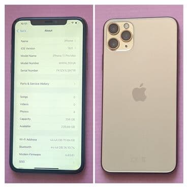 polovne ta peci krusevac: Apple iPhone iPhone 11 Pro Max, 256 GB, Zlatna, Face ID — 3