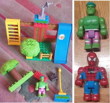 mala sirena igracka: Spider-man & Friends Hulk Mega Bloks Tree house Headquarters — 1
