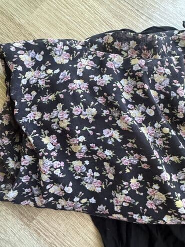 pantalone i tunike za punije: L (EU 40), Polyester, Floral, color - Black — 2