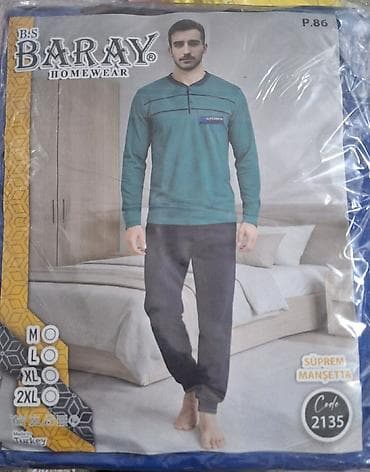 pompea donje rublje: Muške kućne pidžame/patike setovi – B.S BARAY HOMEWEAR (Made in — 3