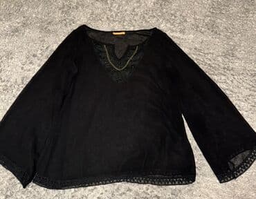 crop top c a: XL (EU 42), Single-colored, color - Black — 2