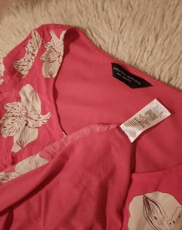 pantalone sa grejacima: Dorothy Perkins, M (EU 38), Viskoza, Cvetni, bоја - Roze — 3