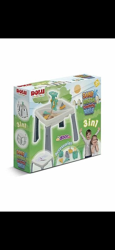 šaim se majice: Dolu 3u1 sto za pesak, vodu i kreativne aktivnosti (24+ meseci) - — 5