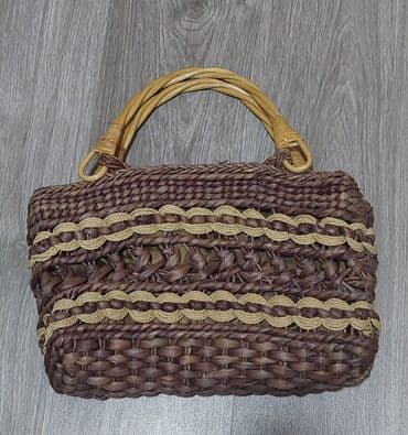 Torbe: Elegantna torbica, Materijal: Slama