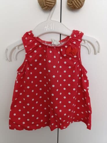 uske pantalone sa visokim strukom: H&M, Mini, Short sleeve, 62-68 — 1