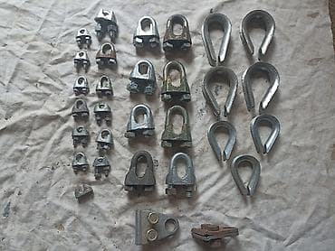 Žabice za sajle sa slike 20 komada štitnici za sajle i dva