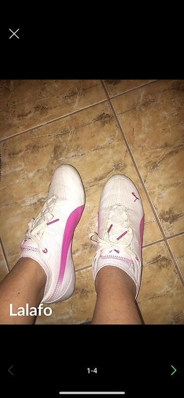 Puma patike, dva puta obuvene. Broj 40. Kozne. Bez ogrebotine. •