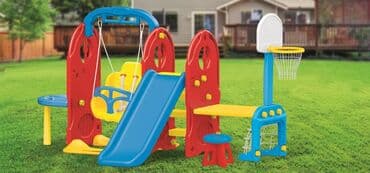 multifunkcionalni stol za igru: ️️IGRAONICA 7u1 ️️ Zabavna igraonica koju čine 7 elemenata: tobogan — 7