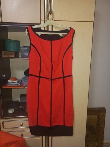 2XL (EU 44), color - Red, Cocktail, With the straps
