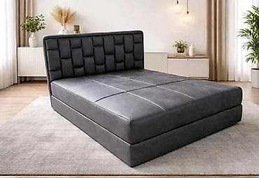 Moderan bračni krevet sa tapaciranim uzglavljem - Dizajn: elegantne — 1