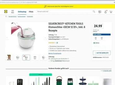 iphone 8 cena: *** AKCIJA *** #1666 Aparat za sladoled SECM 12 E2- Kitchen Tools — 4