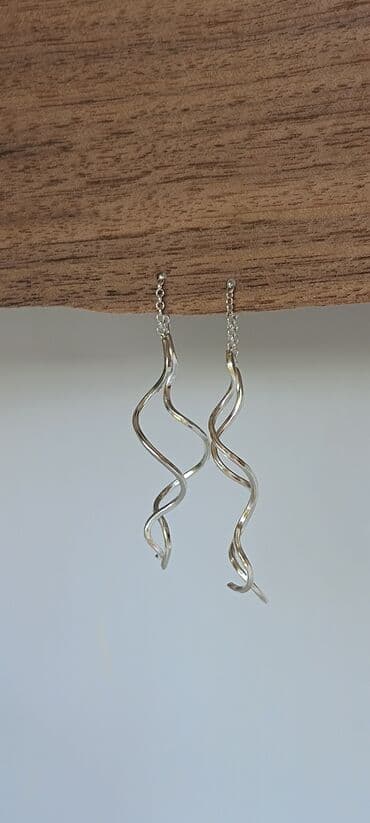 pidzame koje svetle u mraku prodaja: Earrings set, Handmade, Material: Silver — 1