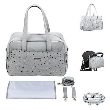 beba kids.com cene: KikkaBoo Torba za mame Chelsea Dots Grey – šifra proizvoda: KKB2 — 6