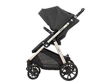 stokke torba za kolica: KIKKA BOO Kolica UGO black set 3u1 sa tvrdom korpom i autosedištem — 7