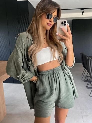 tommy hilfiger d: Komplet košulja i šorc - Dvodijelni set: široka košulja na dugmad i — 5