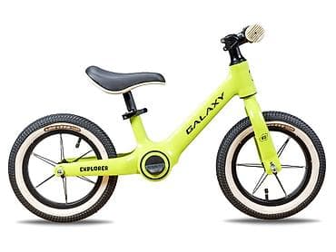 new balance patike 550: Balance bike 12" GALAXY EXPLORER – zelena Prva bicikla bez pedala za — 1
