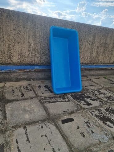 dvorac sator za devojcice: Kadica za bebe, plave boje — 1