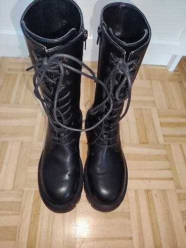 kozne martinke zenske: Čizme, 38, bоја - Crna — 1