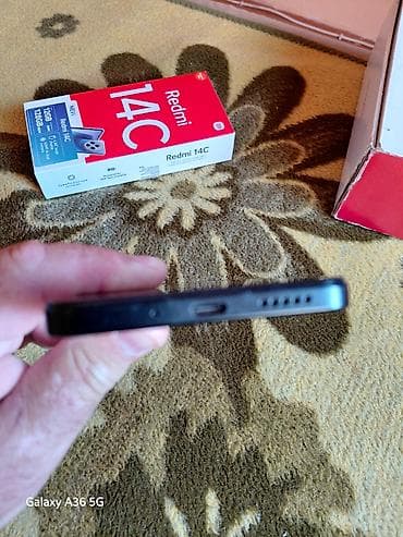 hagi vagi 1: Redmi 14c 6/128GB batetija6000amh. batetija drzi dan ipo uz njega ide — 4