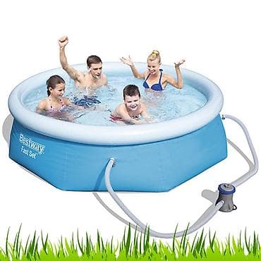 tablete za bazen 10 u 1: Bazen za dvorište BESTWAY Fast Set sa pumpom 305x76 cm (Šifra — 1
