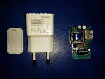 kablovi za punjace telefona: Strujni adapter USB punjač 5V 2A Samo je prestao da radi, otvorio sam — 3
