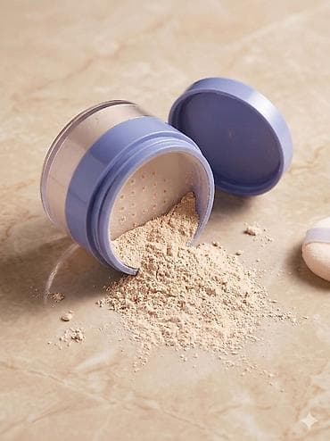 Prozirni rasuti puder za fiksiranje šminke - Tekstura: ultrafina