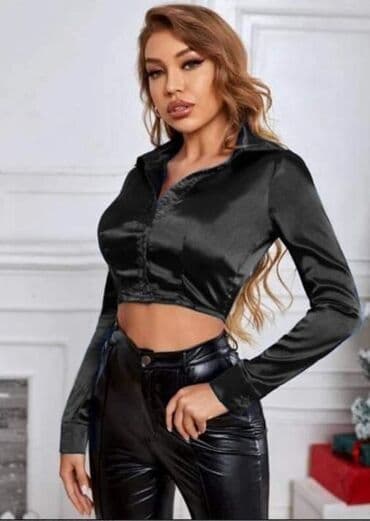 crna satenska kosulja: Kosulje saten 2000 — 3