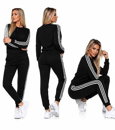 Ženski komplet trenerke trikotaža. ODGOVARA VEL S M – bluza i donji