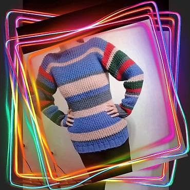 casio: XL, Casual cut, Stripes — 1