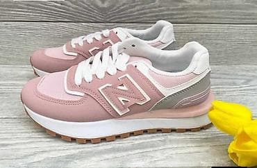 roberto cavalli patike: Patike u retro sportskom stilu, u kombinaciji pastelno roze, bele i — 1