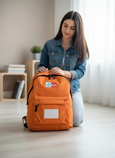 Kid's backpack, Unisex, color - Orange at lalafo.rs Kid's backpack, Unisex, color - Orange