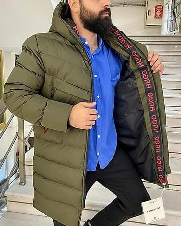 camel active jakne: Zimska jakna Pamuk, 2XL, Hugo Boss, bоја - Maslinasto zelena — 4