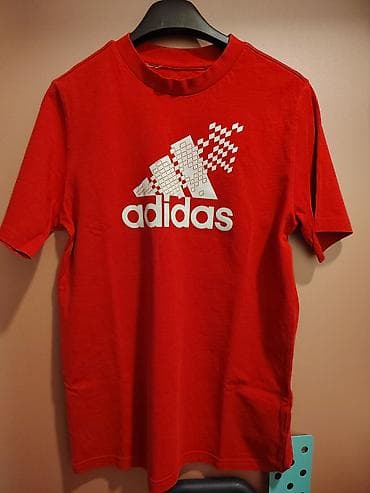 elipsa zimske jakne cena: Adidas majica kratkih rukava – crvena - Model: klasičan T‑shirt — 10