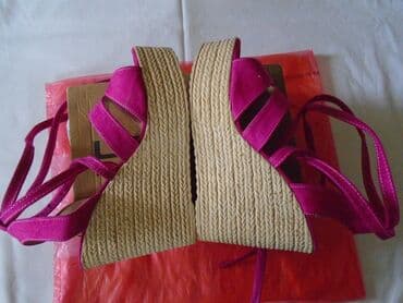 oksfordice sa platformom: Sandals, Perla, 39 — 4