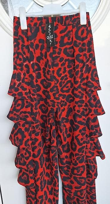 salvare cena: Pantalone za žene, veličina S-M, sa upečatljivim leopard dezenom u — 3