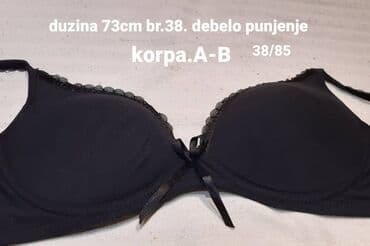 čipkane tunike: Sa push-up-om, bоја - Crna — 1