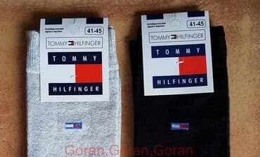 tommy hilfiger d: Muške pamučne čarape. Tommy hilfinger 3/4 muške pamučne čarape — 12