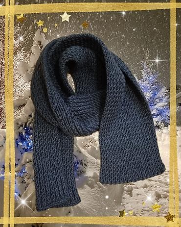 Topli dugačak šal ručno pleteni, 200x22 cm. Novo na lalafo.rs — 2 Topli dugačak šal ručno pleteni, 200x22 cm. Novo — 2