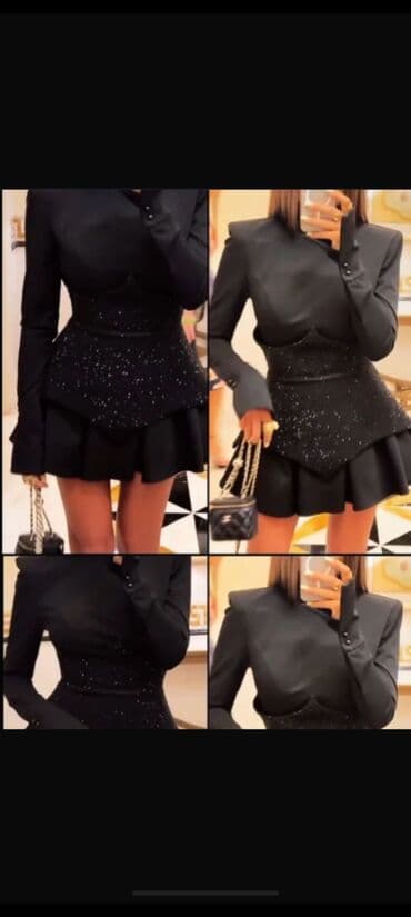 9Fashion Woman One size, bоја - Crna, Večernji, maturski, Dugih rukava