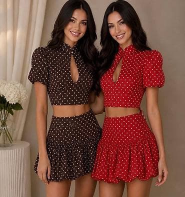 lindex deca: Komplet
Bluzica + suknja/šorts — 2