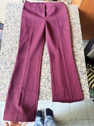 zenske svecane pantalone: S (EU 36), Visok struk, Ravne nogavice — 3