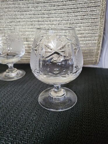 case za zestoko pice: Case kristal Zajecar za zestoko pice iz 70ih. Case su perfektne,sve — 8