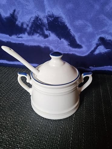 Kućna hemija i proizvodi za kuću: Porcelanska nova,vintaz posuda za secer. Porcelanska secernica sa — 2