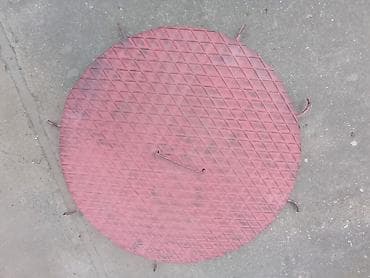 Poklopac za šahte, prečnika fi 580 mmod čeličnog lima debljine 5+1