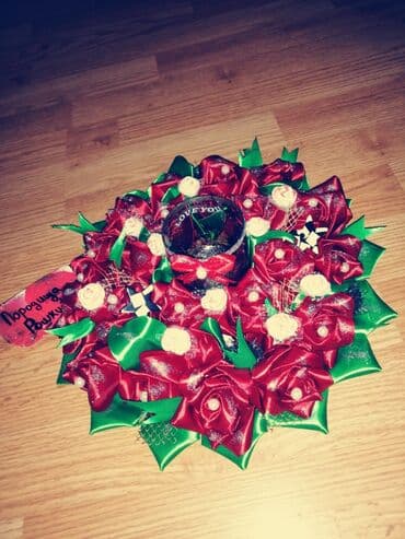 sinsay polica na tockice: Candlestick, color - Red, New — 1