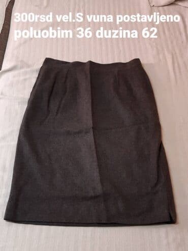 Suknje: S (EU 36), Mini, bоја - Braon — 4