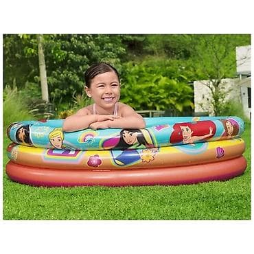 namestaj za dvoriste i bastu: BAZEN PRINCESS 200L 122x30 cm – naduvavajući dečji bazen sa motivima — 6