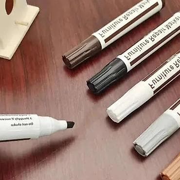 Electric Drills: Set od 8 flomastera i 8 vostanih za popravku ogrebotina na namestaju — 8