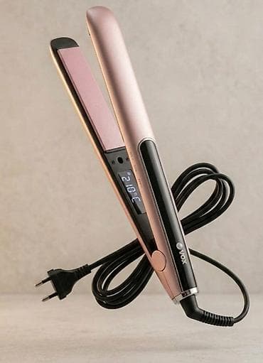 špijunka za vrata sa kamerom: VOX presa za kosu sa digitalnim prikazom temperature - Keramičke — 1