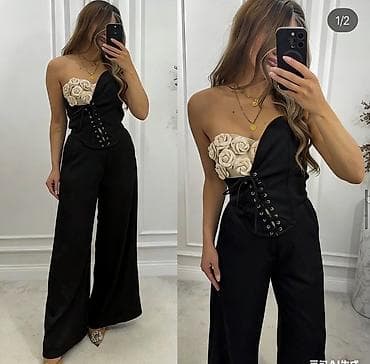 Dukserice: 🔥Elegantni ženski kombinezon bez bretela
✅3999 din — 1